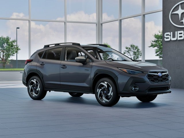 2026 Subaru CROSSTREK Limited Hybrid in Magnetite Gray Pearl — front three-quarter view